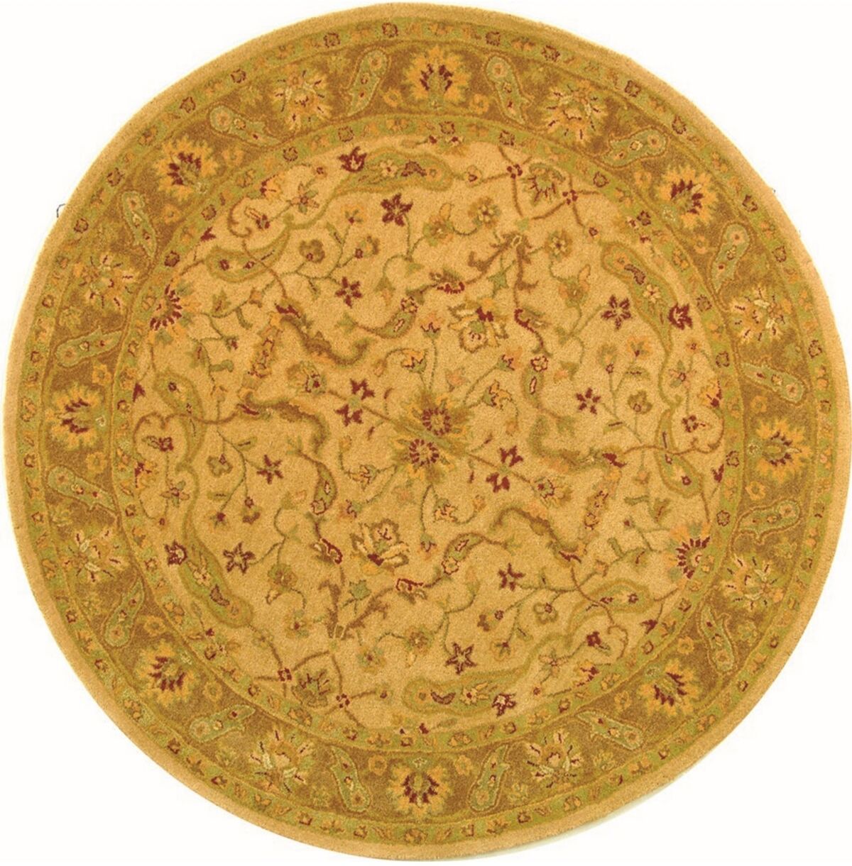 Safavieh Antiquity At311 Ivory 6' x 6' Round Area Rug - Ivory