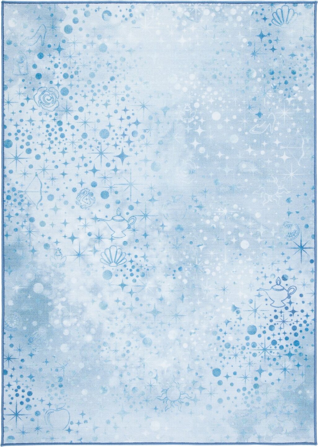 Safavieh Disney Washable Rugs Iconic 5' x 7' Area Rug - Mist, Blue