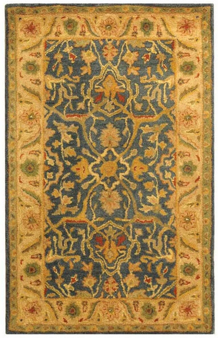 Safavieh Antiquity At14 Blue 4' x 6' Area Rug - Blue