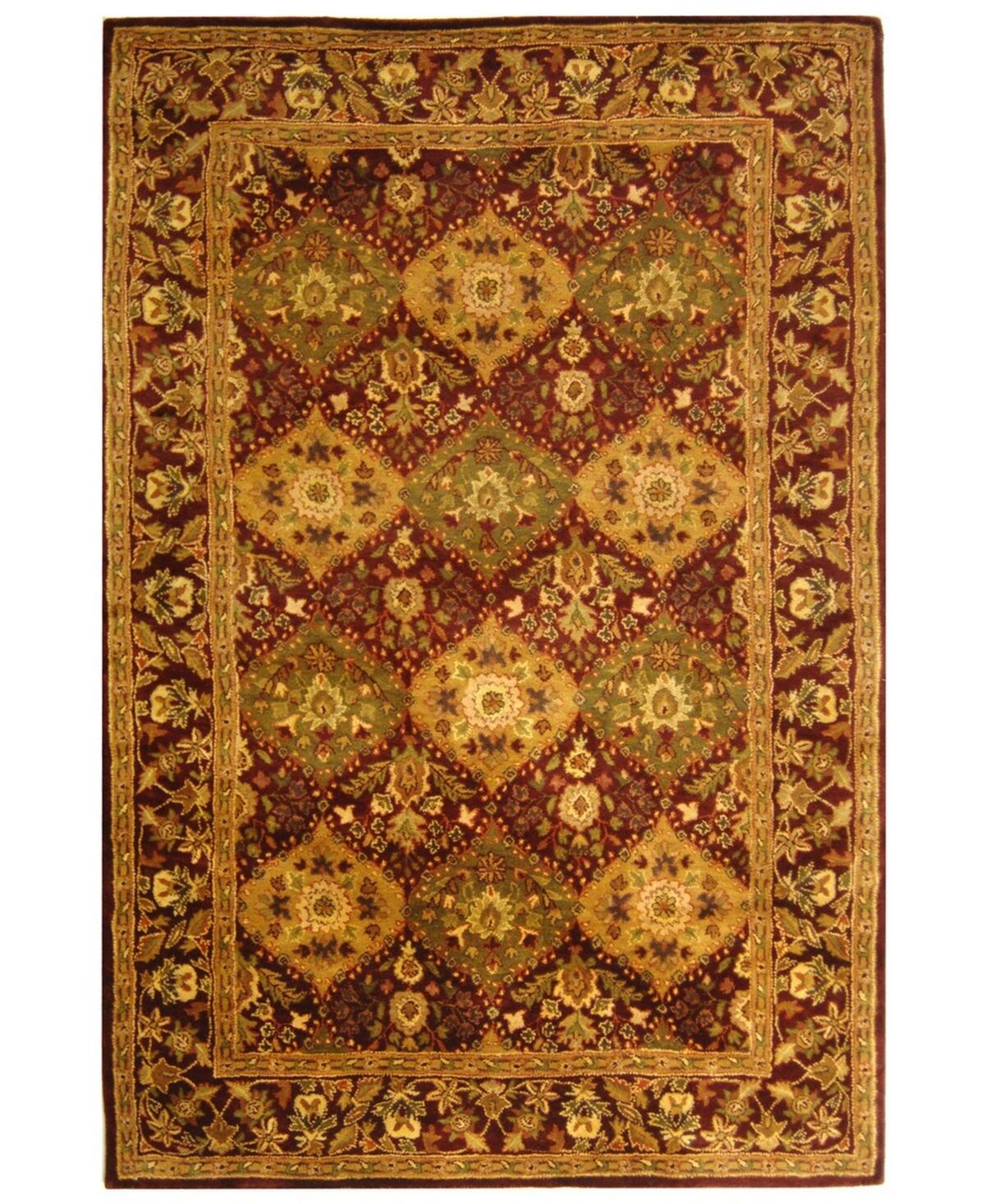 Safavieh Antiquity At57 Wine 5' x 8' Area Rug - Wine