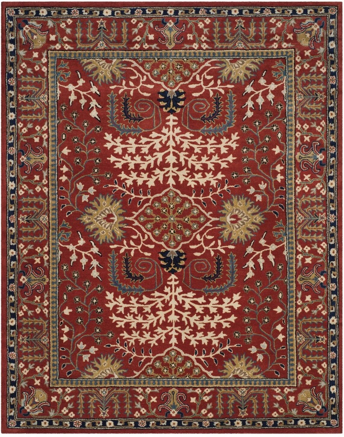 Safavieh Antiquity At64 Red and Multi 8' x 10' Area Rug - Red