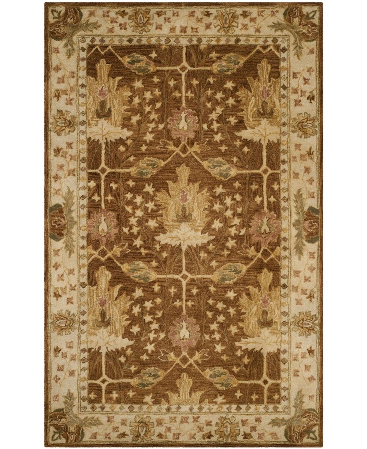 Safavieh Antiquity At840 Brown 5' x 8' Area Rug - Brown