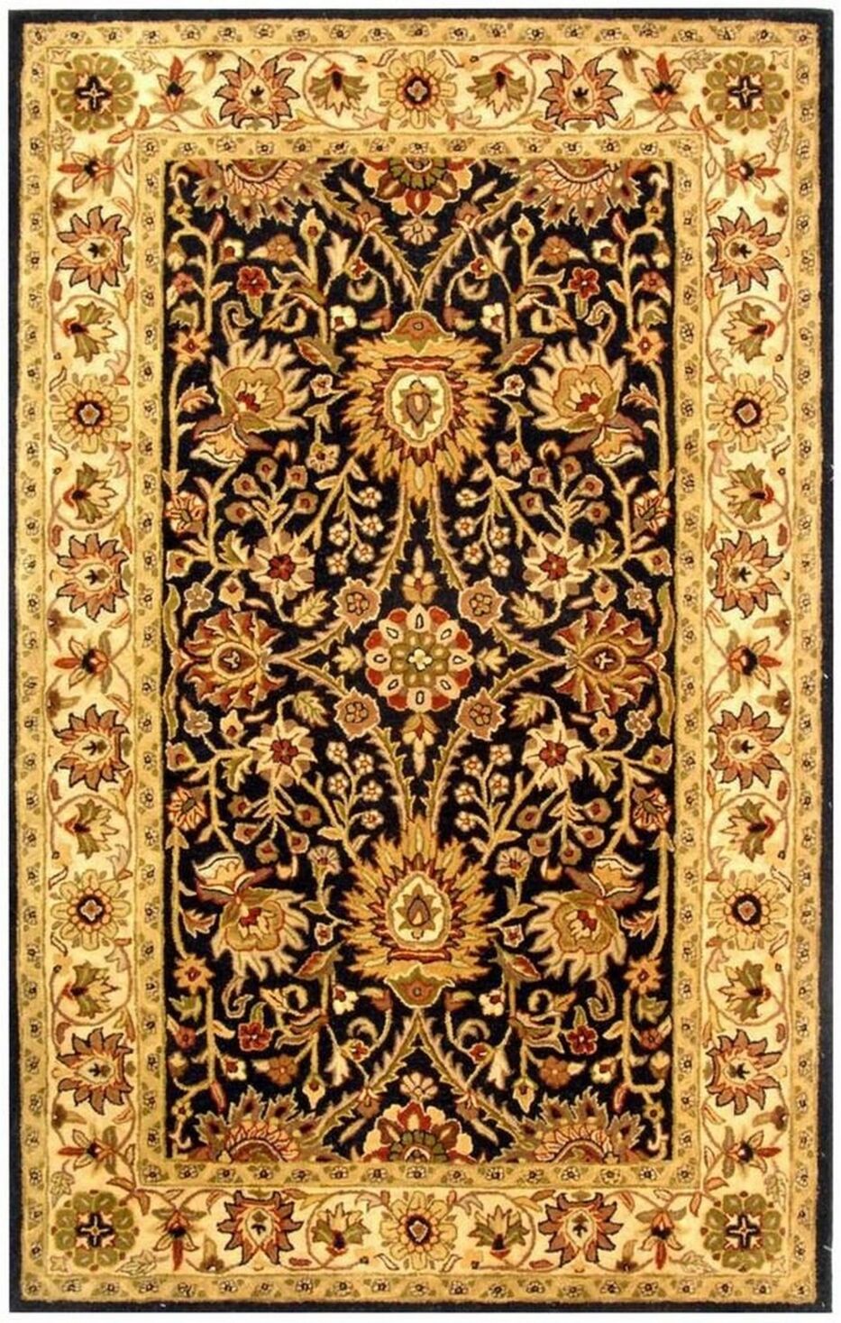 Safavieh Antiquity At249 Black 6' x 9' Area Rug - Black