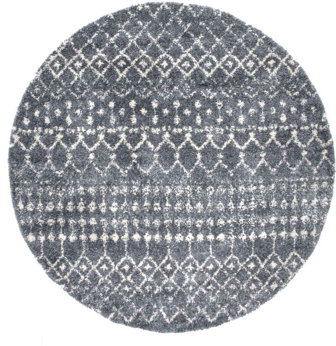 nuLoom Barbara 8' x 8' Round Area Rug - Gray