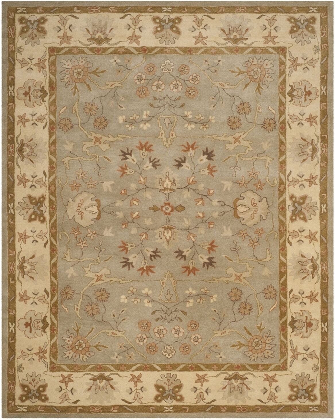 Safavieh Antiquity At62 Silver 6' x 9' Area Rug - Silver