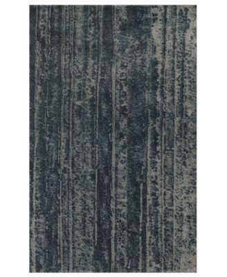 D Style Mosaic Rails Pewter Area Rug Collection