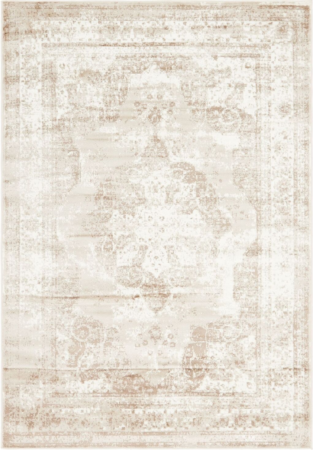 Bayshore Home Basha Bas2 6' x 9' Area Rug - Beige