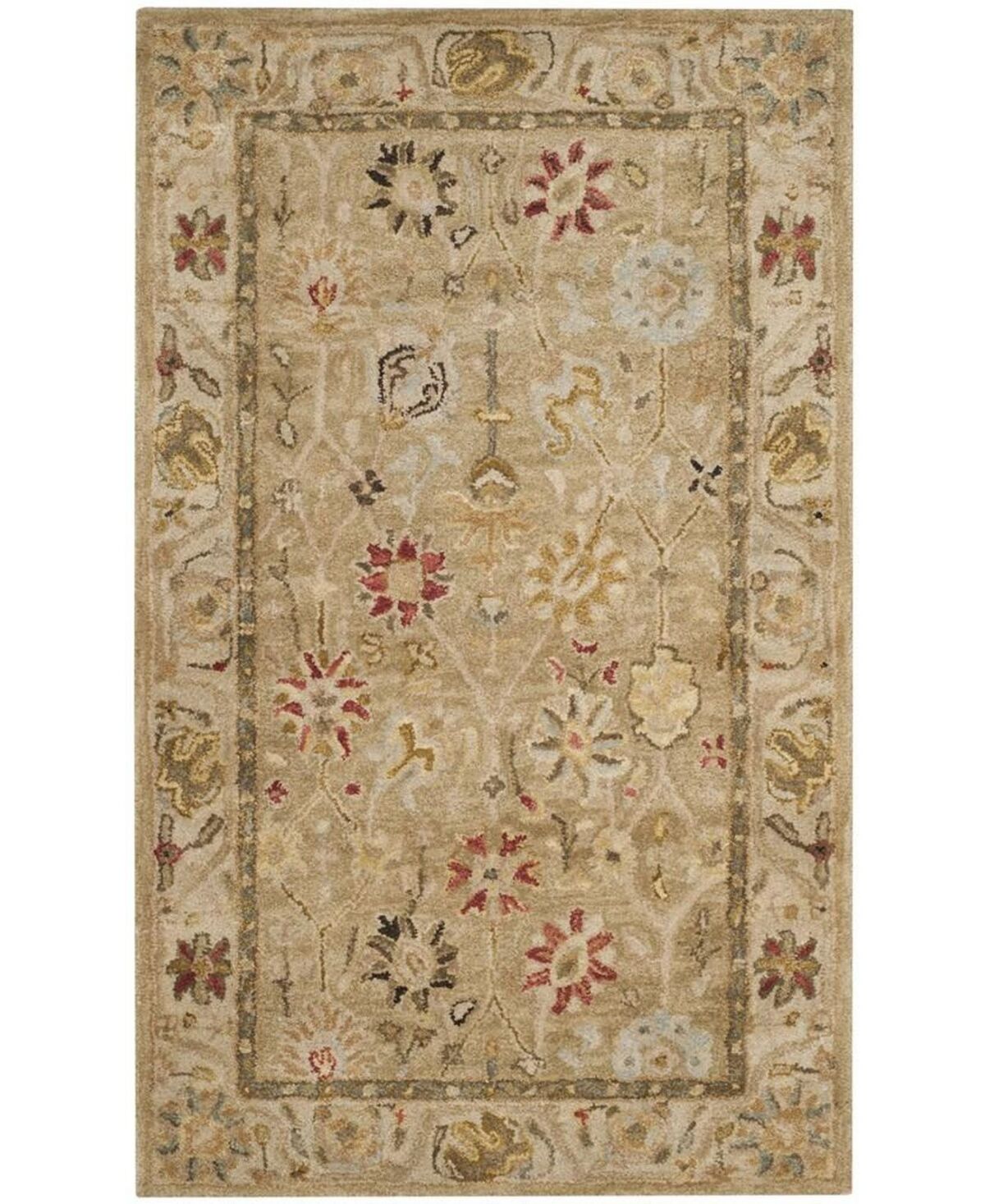 Safavieh Antiquity At859 Taupe 4' x 6' Area Rug - Taupe