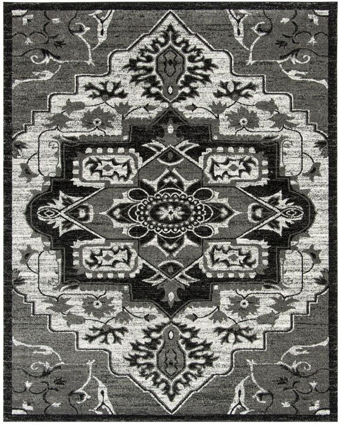 Safavieh Vintage Hamadan VTH221 Light Gray and Gray 8' x 10' Area Rug - Light Grey