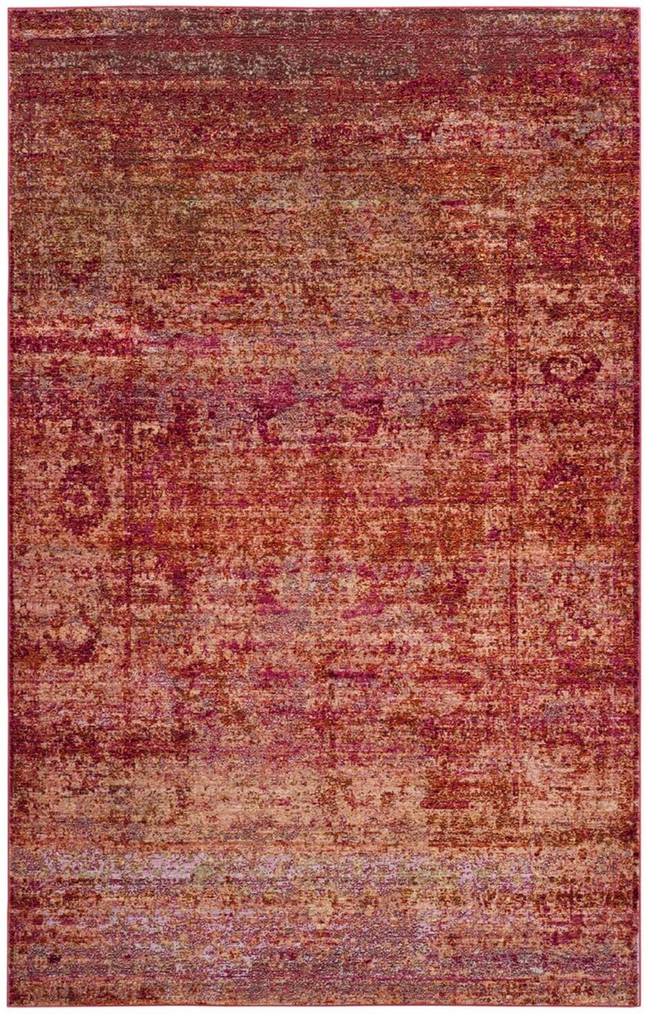 Safavieh Mystique MYS920 5' x 8' Area Rug - Rust/Multi