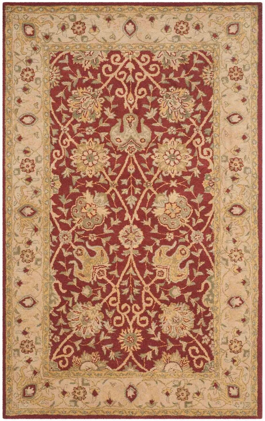 Safavieh Antiquity At21 Rust 5' x 8' Area Rug - Rust