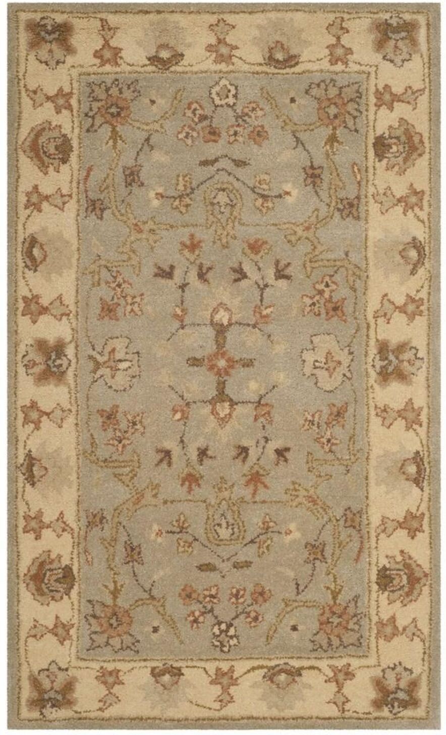 Safavieh Antiquity At62 Silver 4' x 6' Area Rug - Silver