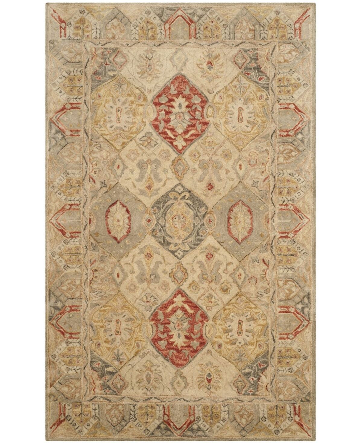 Safavieh Antiquity At830 Beige 6' x 9' Area Rug - Beige