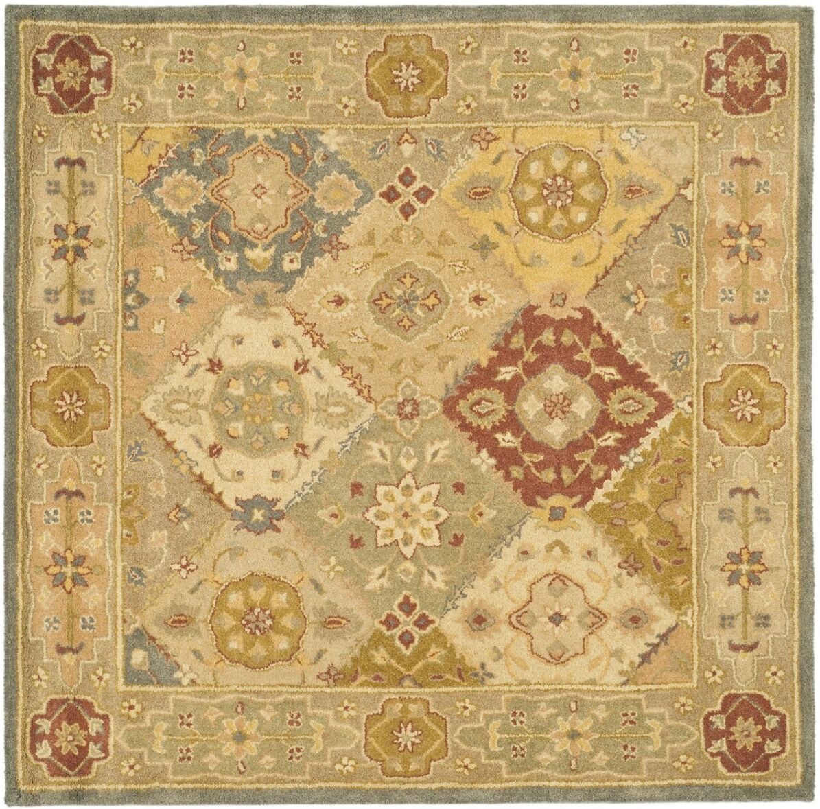 Safavieh Antiquity At316 Multi 6' x 6' Square Area Rug - Multi