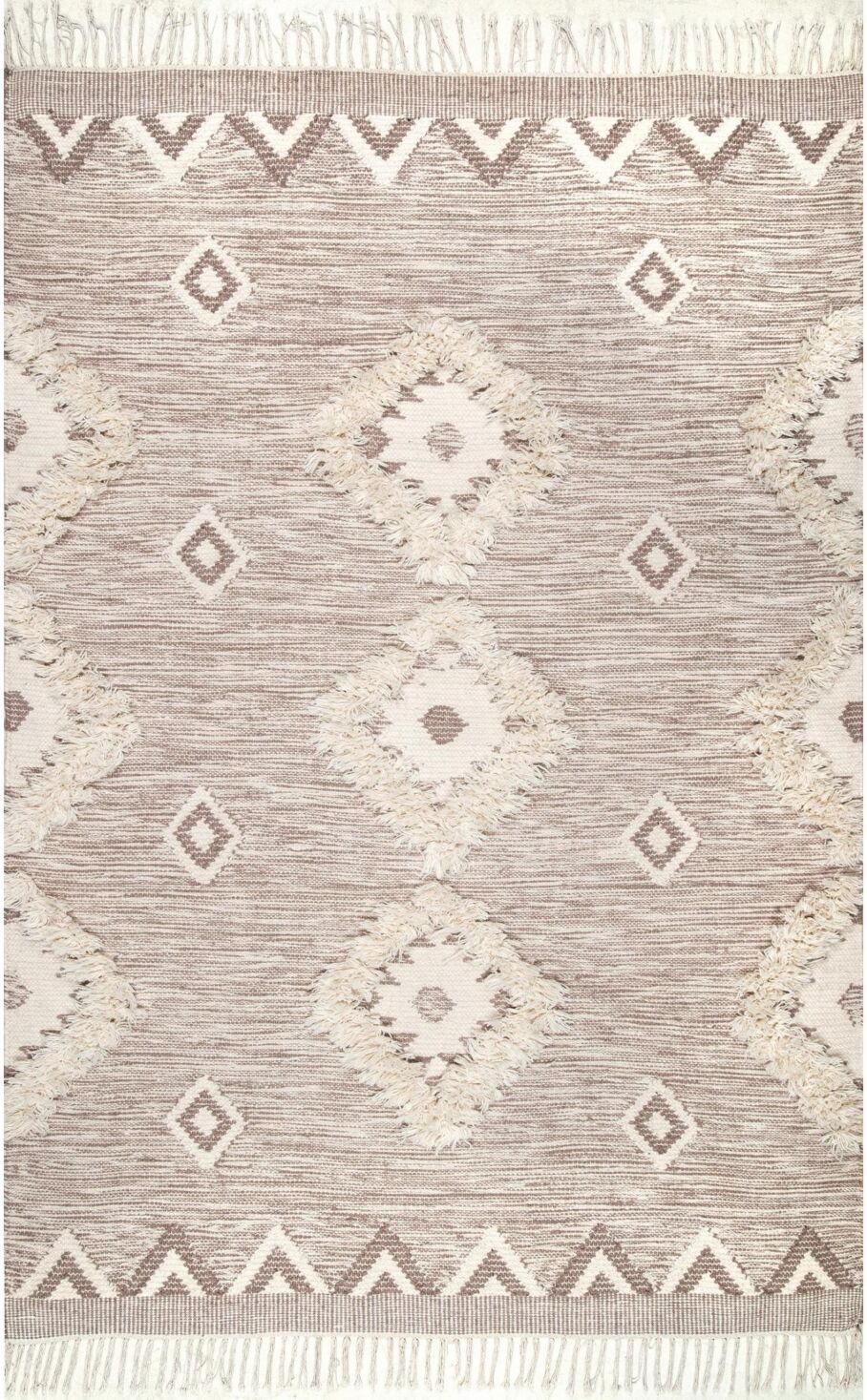 nuLoom Savannah SPMO01B Beige 5' x 8' Area Rug - Beige