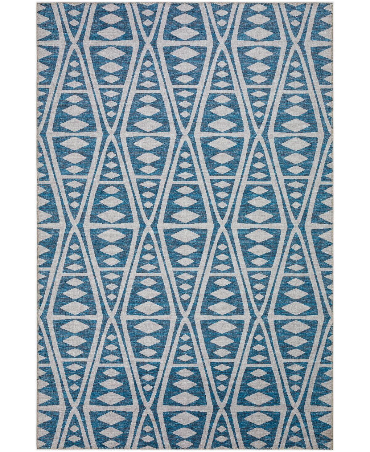 D Style Buttes BTS6 8' x 10' Area Rug - Indigo