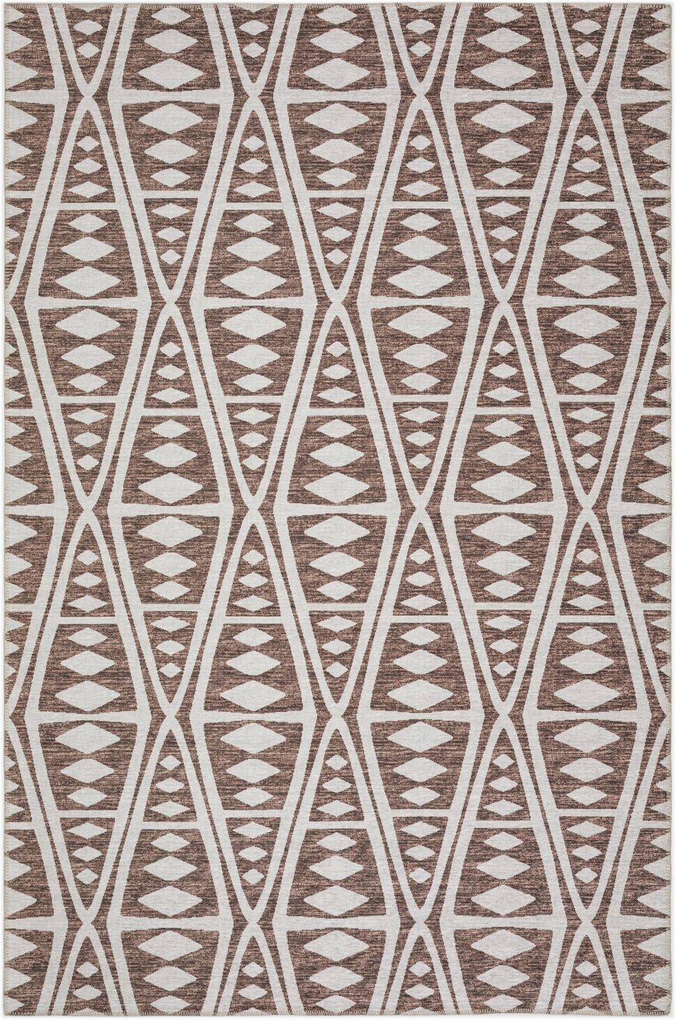 D Style Buttes BTS6 8' x 10' Area Rug - Coffee