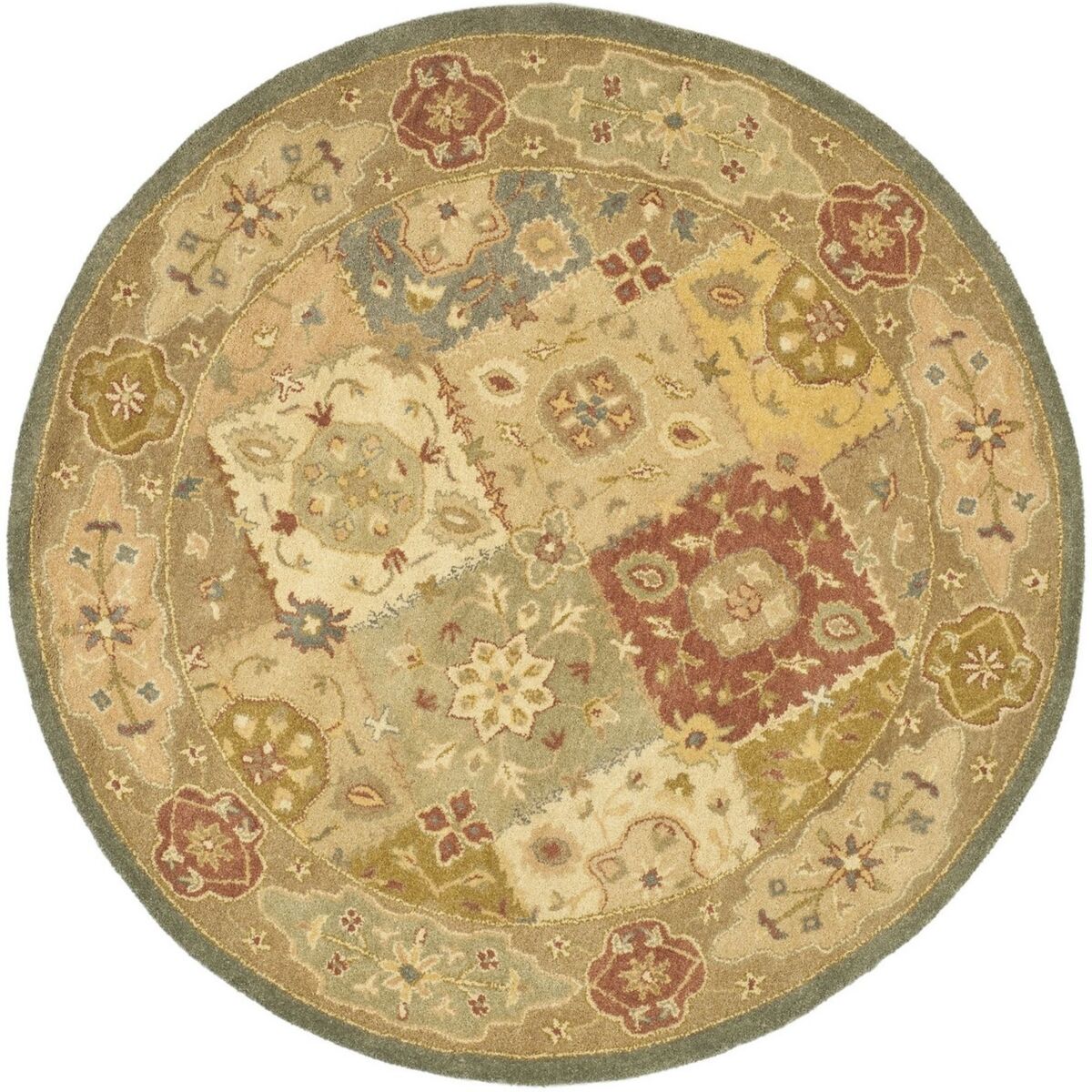 Safavieh Antiquity At316 Multi 6' x 6' Round Area Rug - Multi