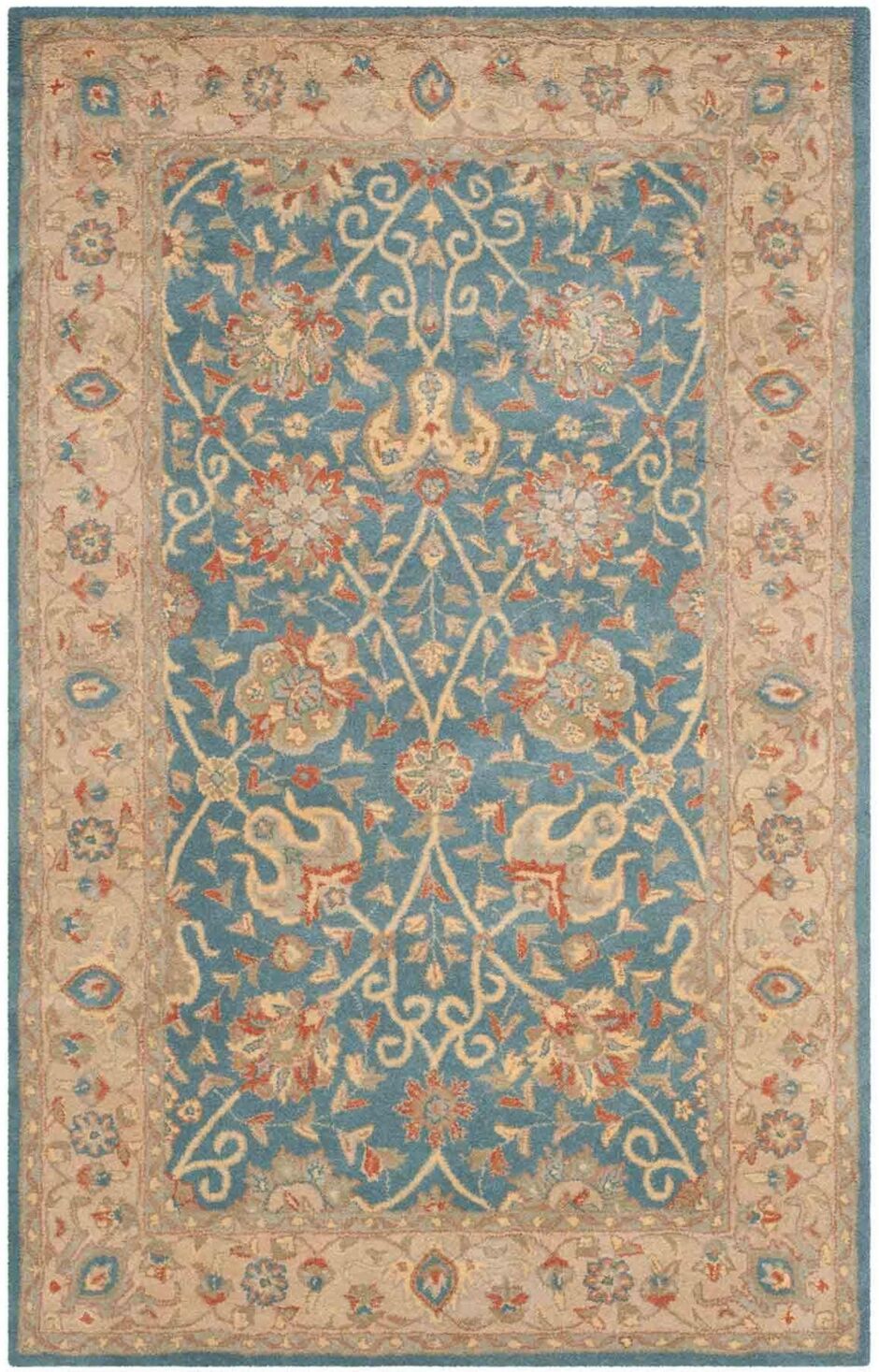 Safavieh Antiquity At21 Blue 5' x 8' Area Rug - Blue