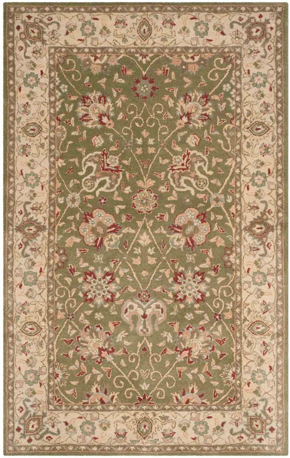 Safavieh Antiquity At21 Sage 5' x 8' Area Rug - Sage