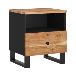 Vidaxl Bedside Cabinet Solid Wood Acacia Engineered Wood - Brown
