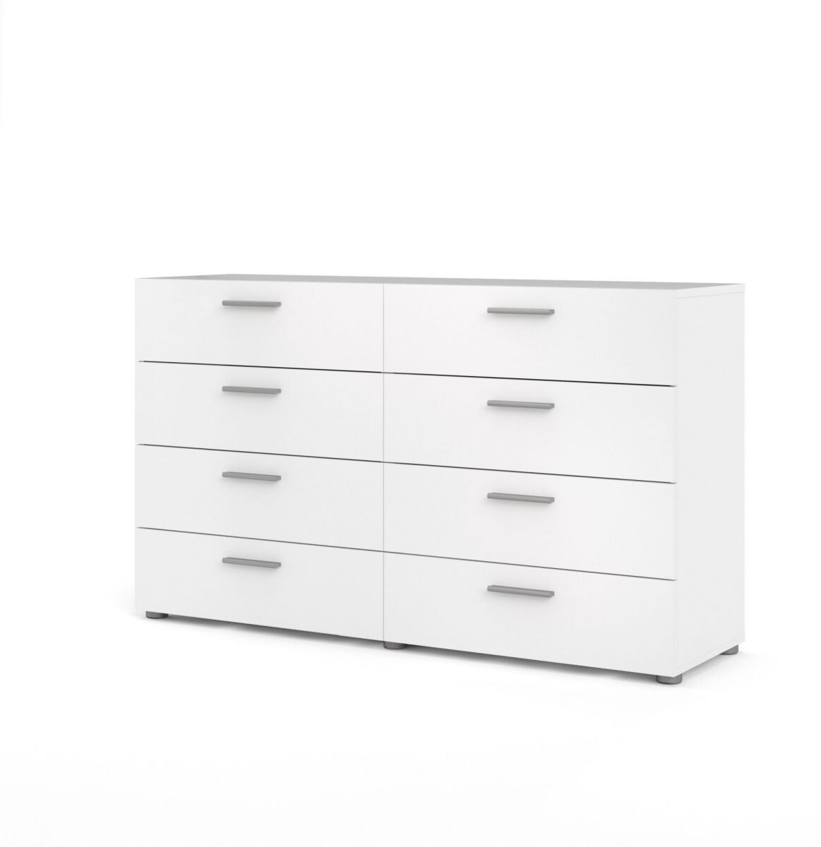 Tvilum Austin 8 Drawer Double Dresser - White