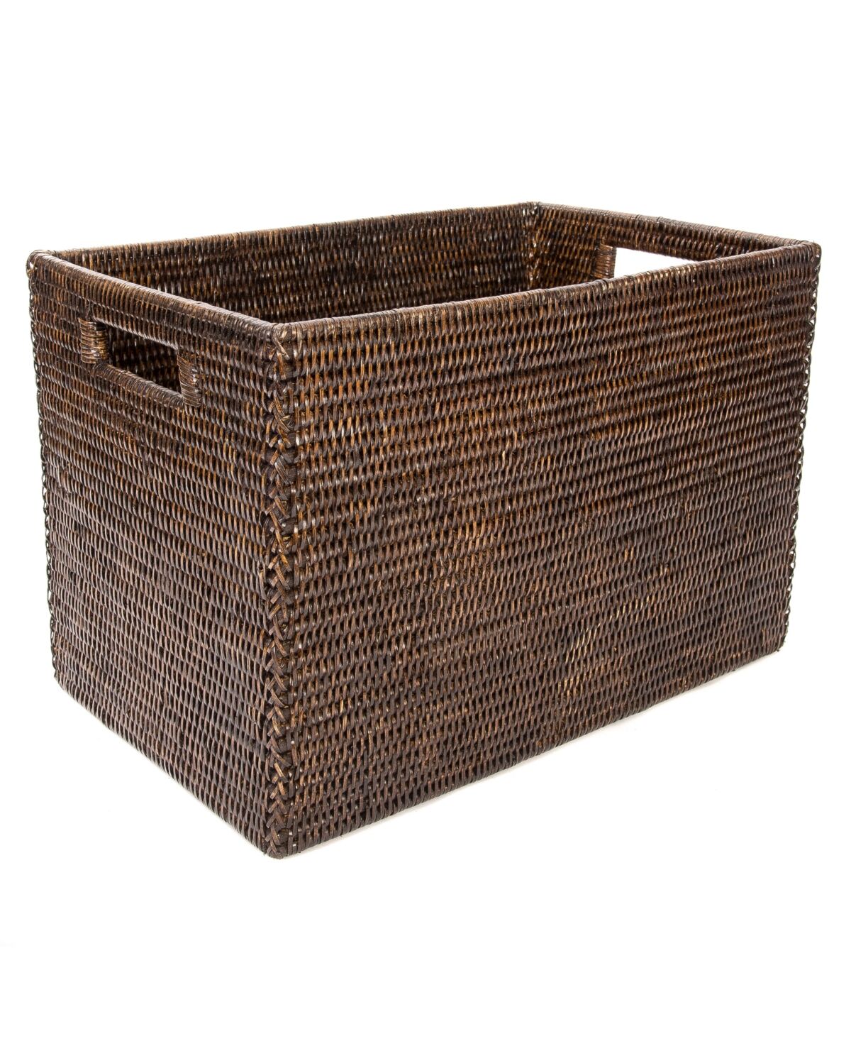 Artifacts Trading Company Artifacts Rattan Storage Box Legal File - Coffee Bean