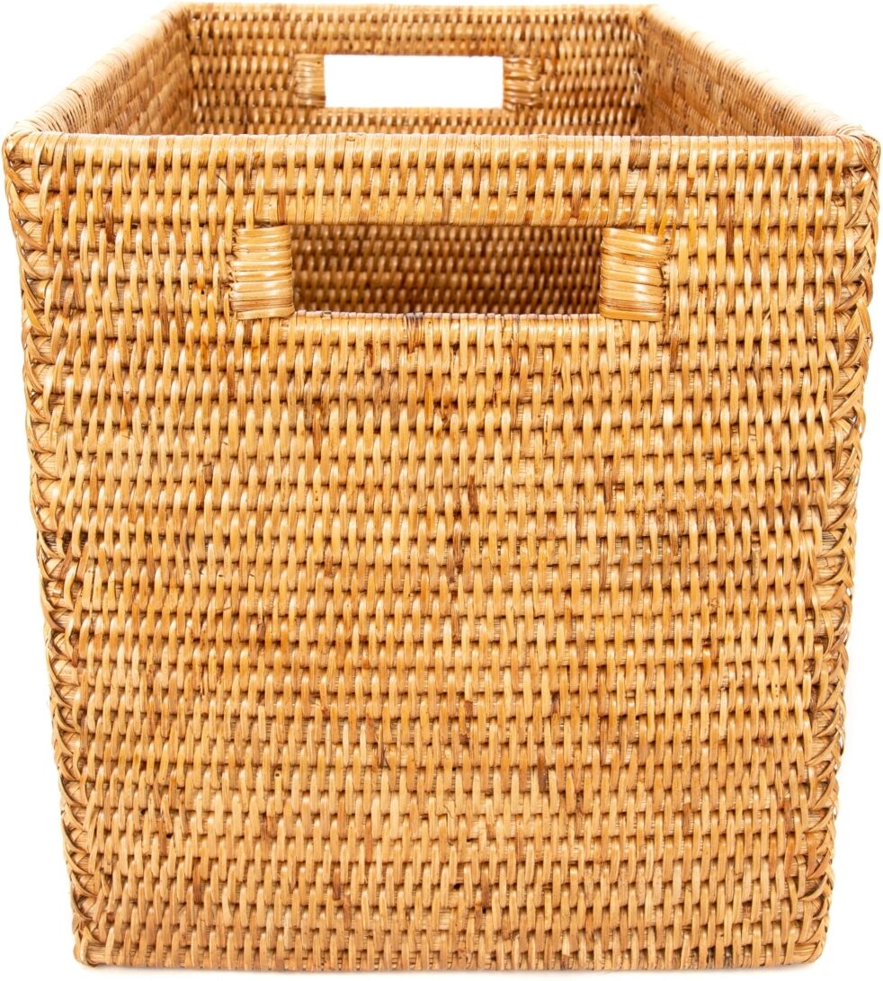 Artifacts Trading Company Artifacts Rattan Storage Box Legal File - Honey Brown