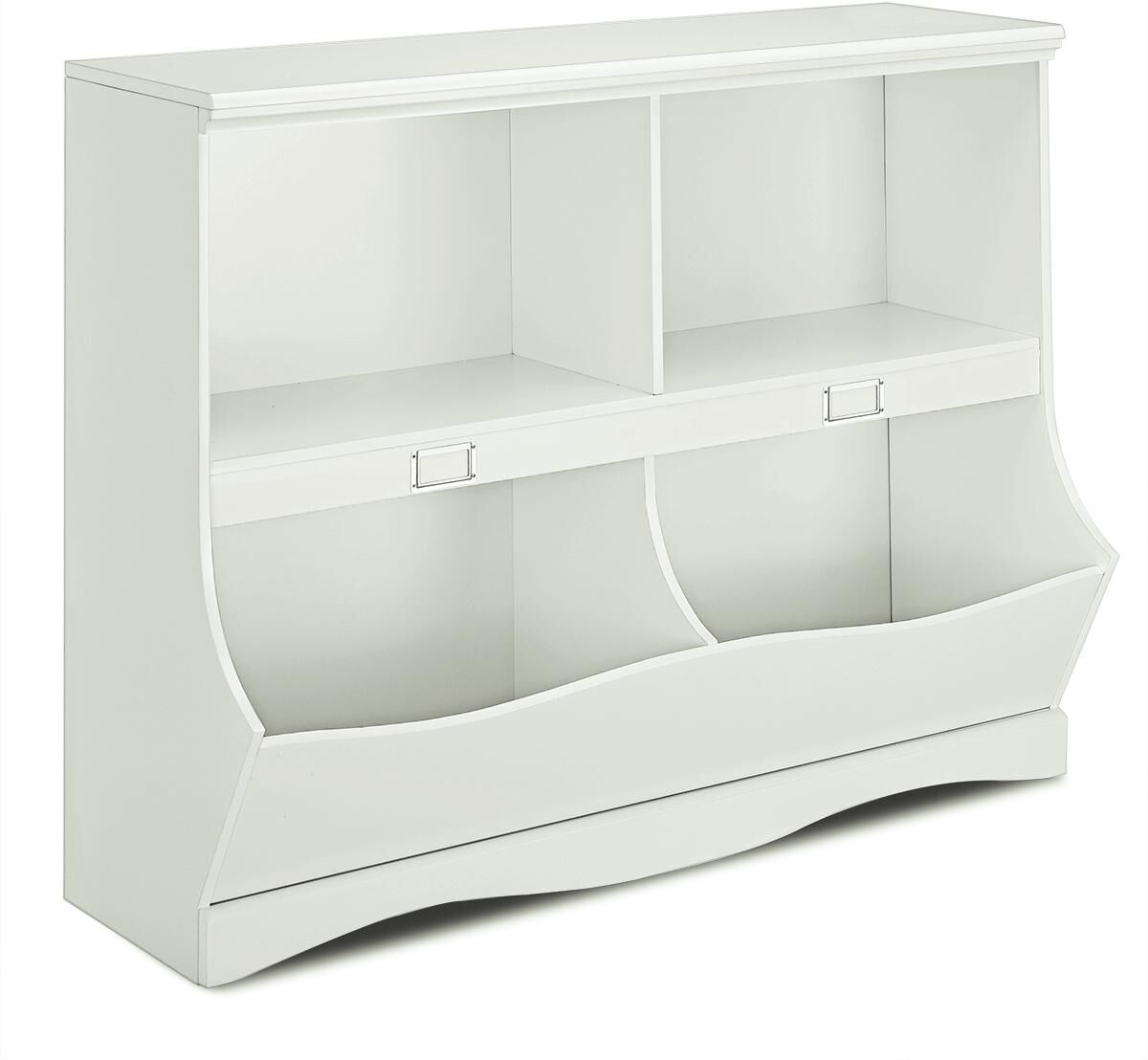 Costway Kids Storage Unit Bookshelf Bookcase Toy Organizer Bookshelf - White