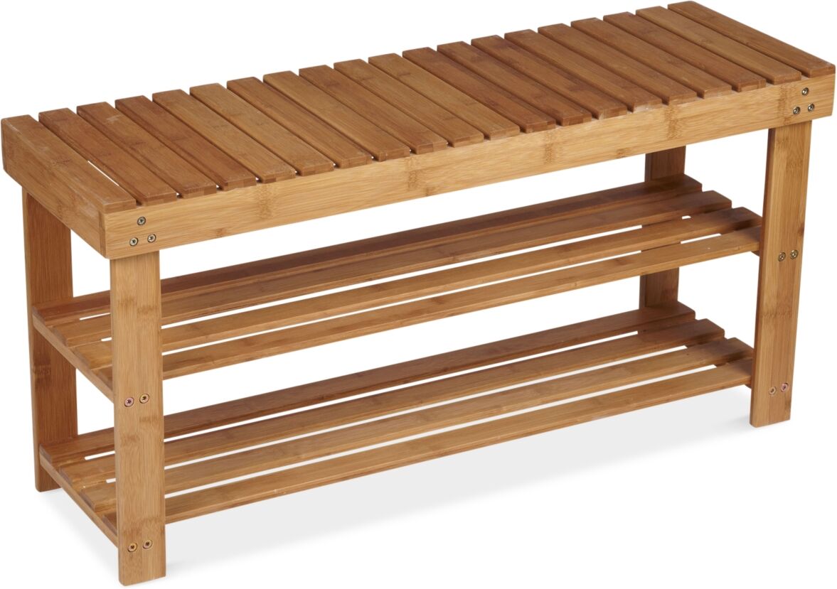 Household Essentials 2-Shelf Storage Bench