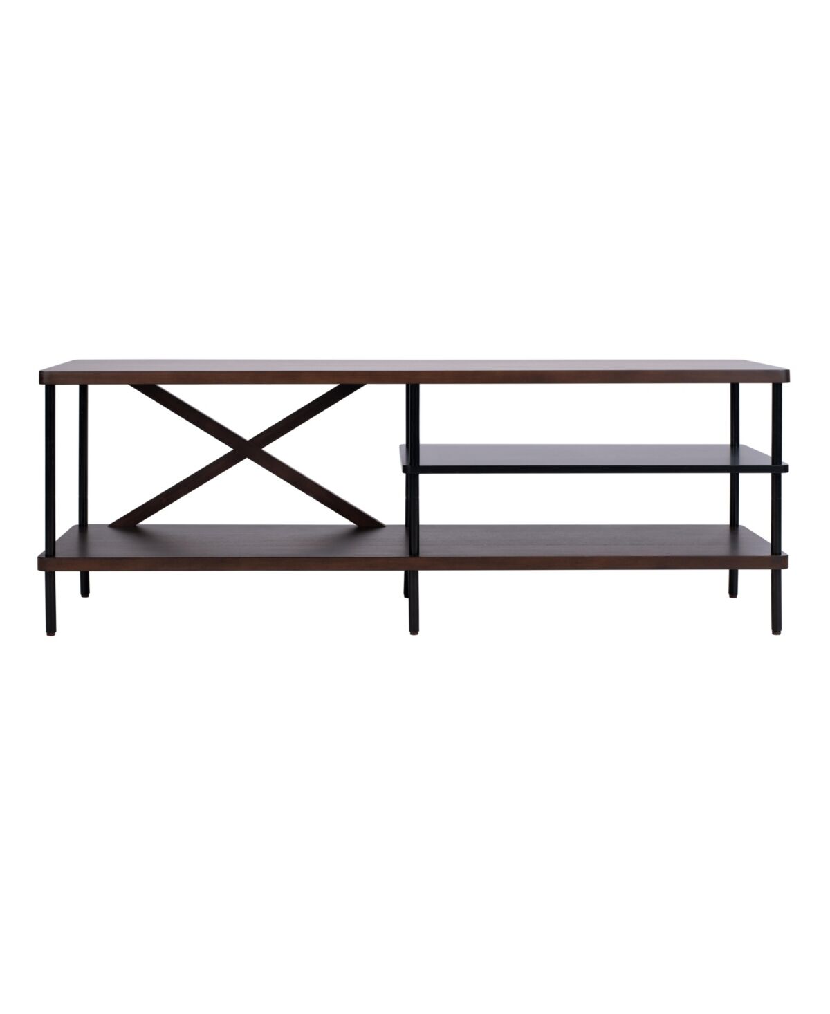 Furniture Bruno Industrial Tv Stand - Walnut