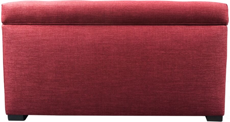 Mjl Furniture Designs Angela Fabric Upholstered Storage Trunk - Red