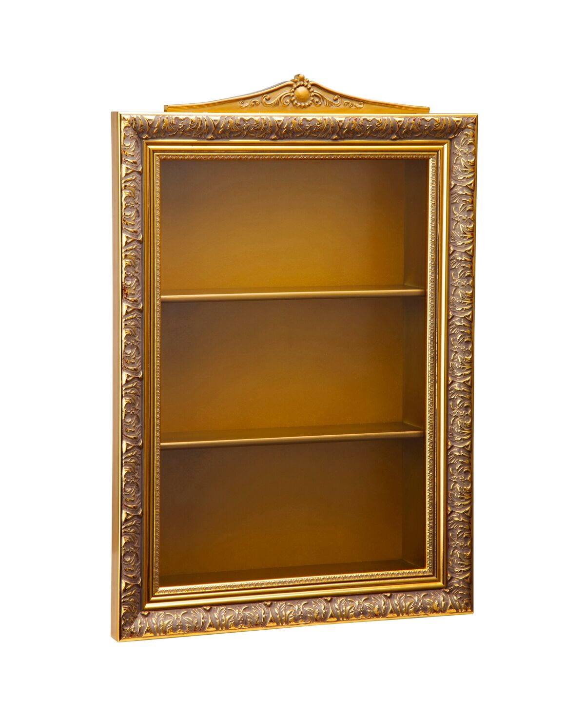 Design Toscano Eggs of the Tsar Wall Curio Display Cabinet - Gold