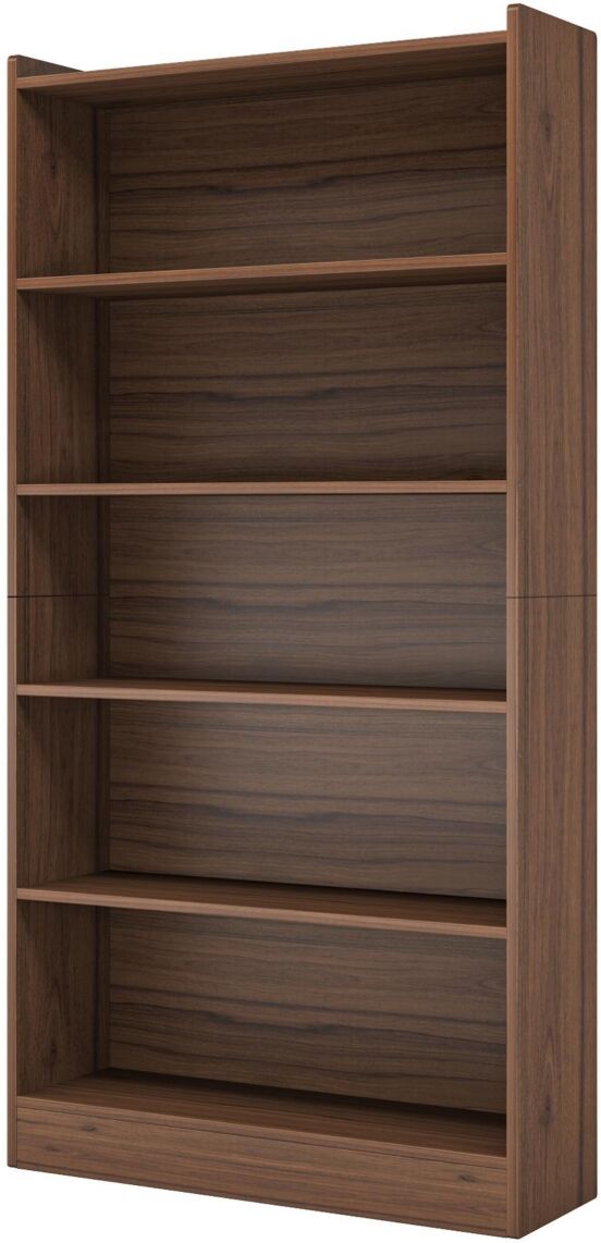 Tribesigns Tribe signs 72-inch Tall Bookcase, Modern 6-Tier White Library Bookshelf with Storage Shelves for Bedroom Living Room - Brown