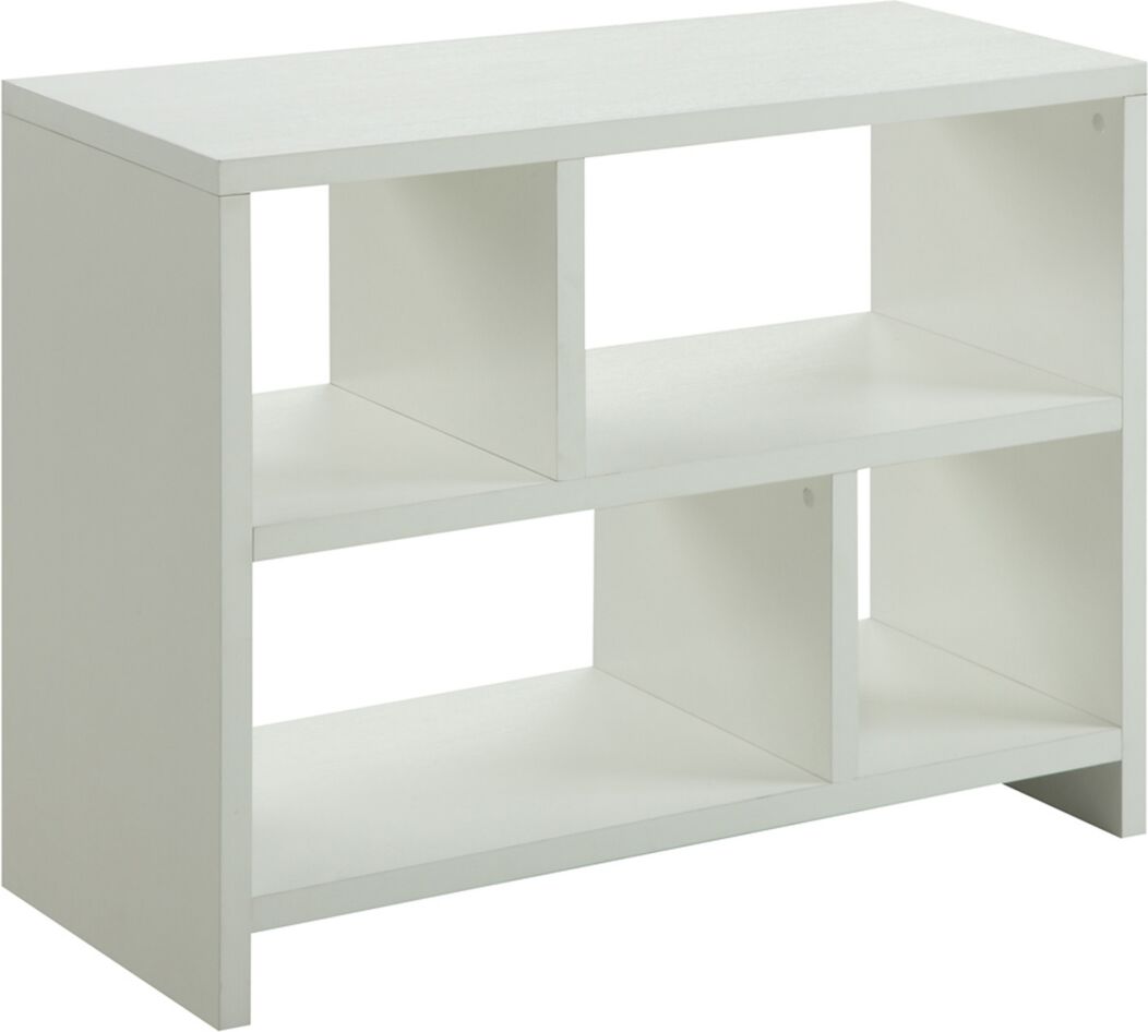 Convenience Concepts Northfield Console 3 Tier Bookcase - White