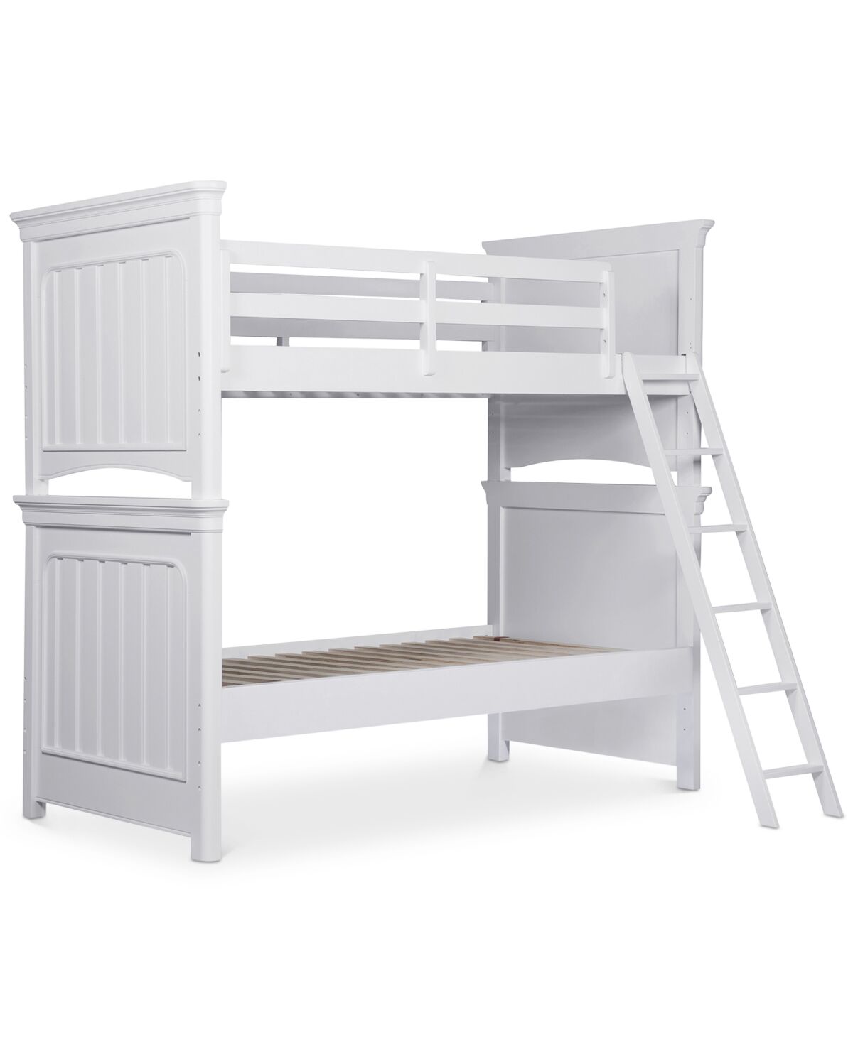 Furniture Summertime Kids Twin over Twin Bunk Bed - White