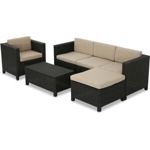 Noble House Sadie Outdoor 6-Pc. Sofa Set - Brown