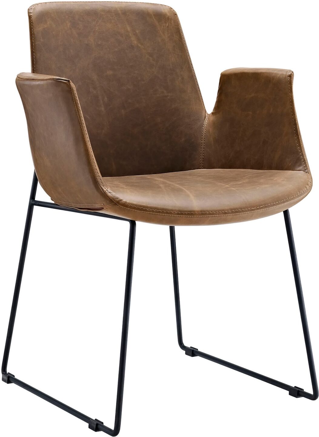 Modway Aloft Dining Armchair - Brown