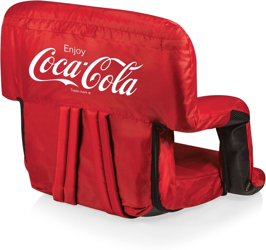 Oniva by Picnic Time Coca-Cola Ventura Seat Portable Recliner Chair - Red