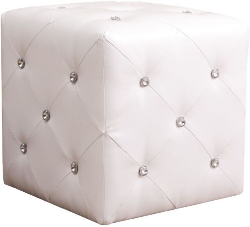 Home Accessories Forza Indoor Ottomans - White