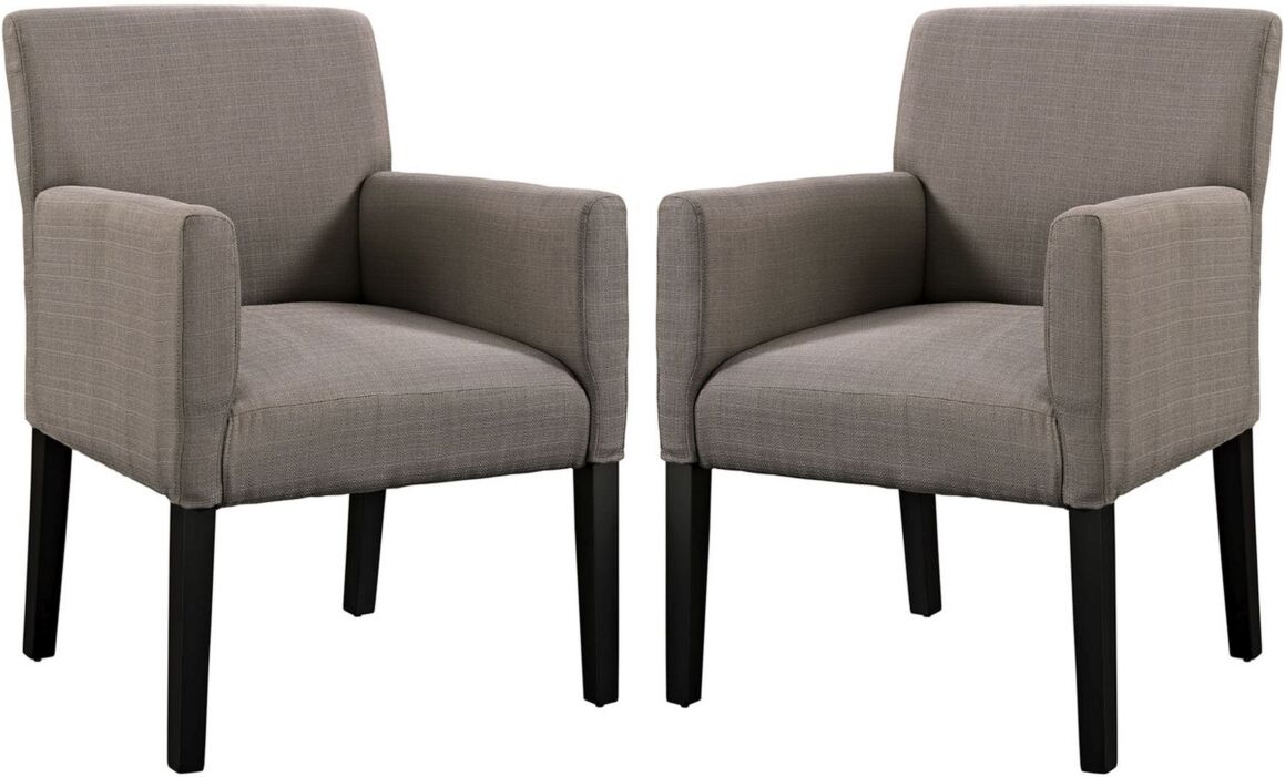 Modway Chloe Armchair Set of 2 - Gray