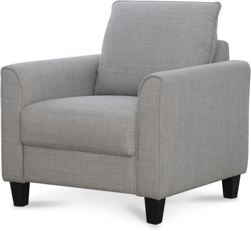 Home Furniture Outfitters Brooklynn Gray Armchair - Gray