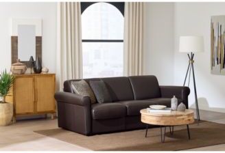 Furniture Elsher Leather Sleeper Sofa Collection Created For Macys