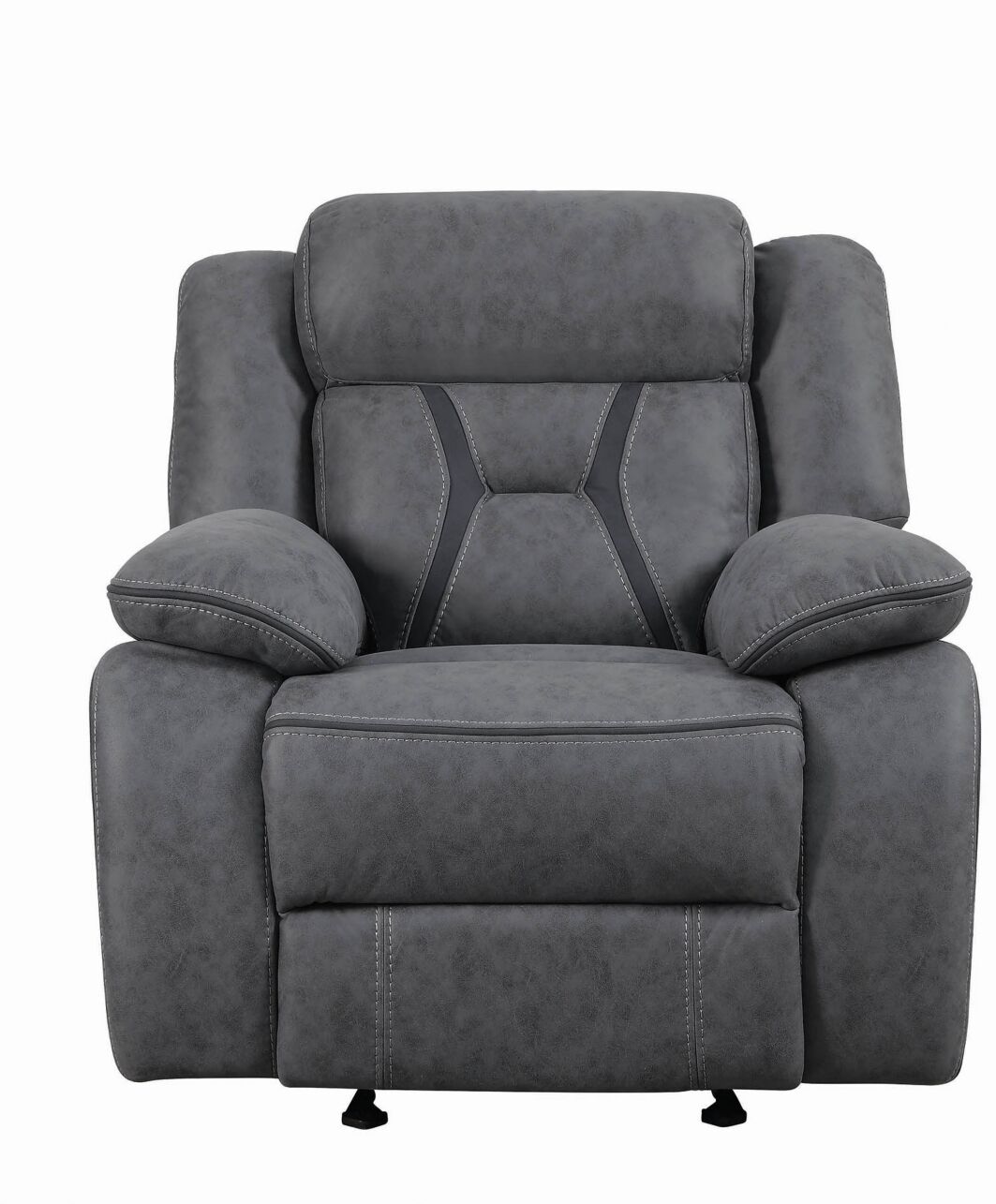 Furniture Coaster Home Furnishings Houston Pillow-padded Glider Recliner - Grey