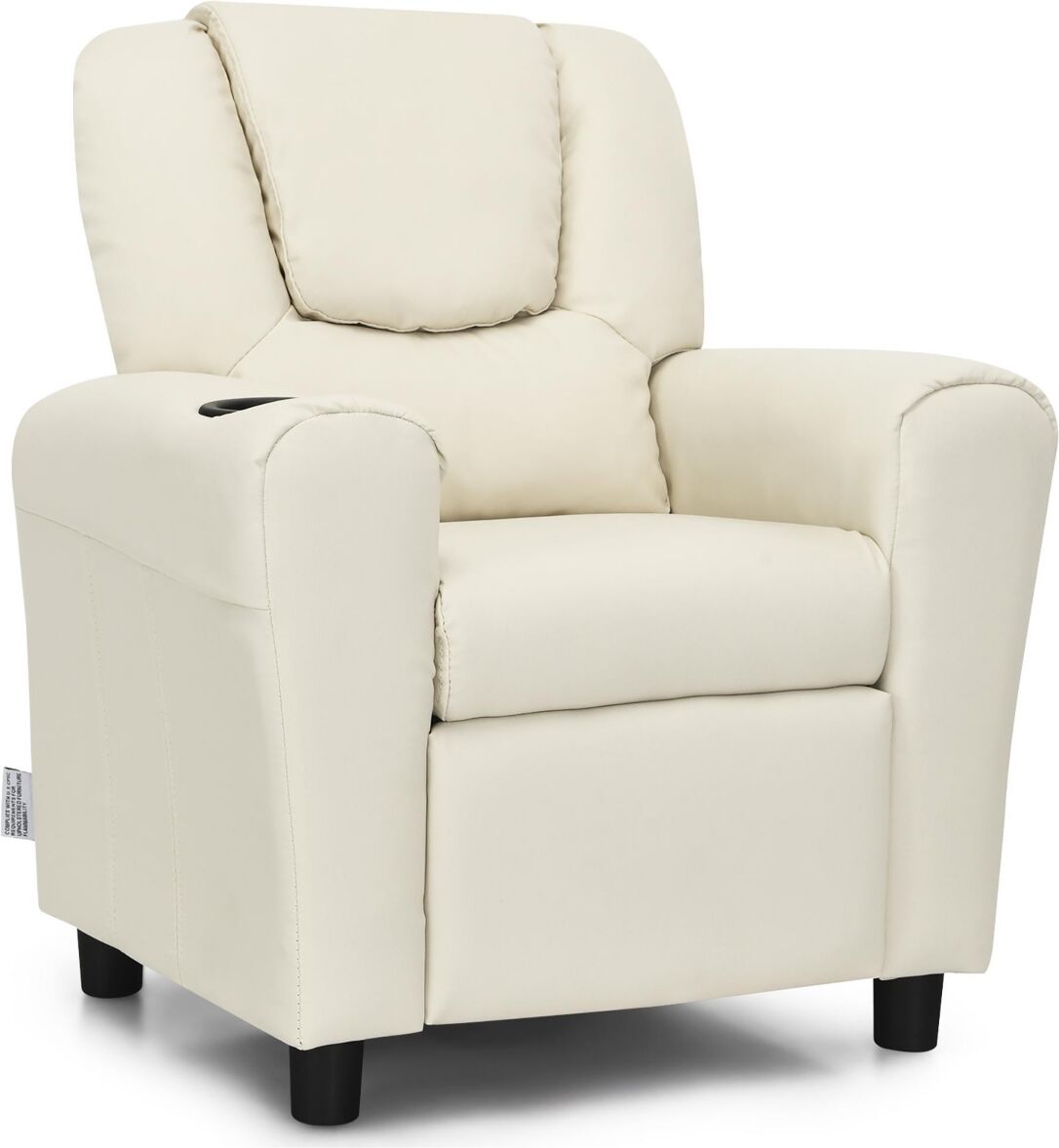 Costway Kids Recliner Armchair Children's Furniture Sofa Couch Chair - Beige, Khaki