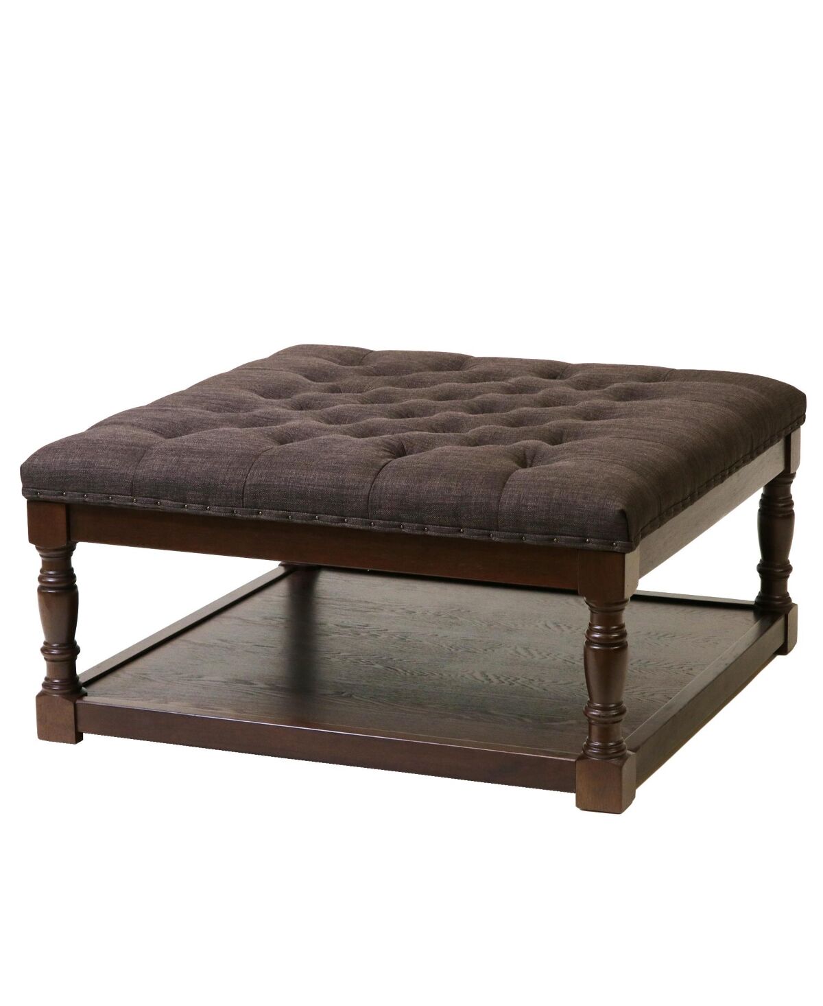 Home Accessories Cairona Indoor Ottomans - Coffee Bean