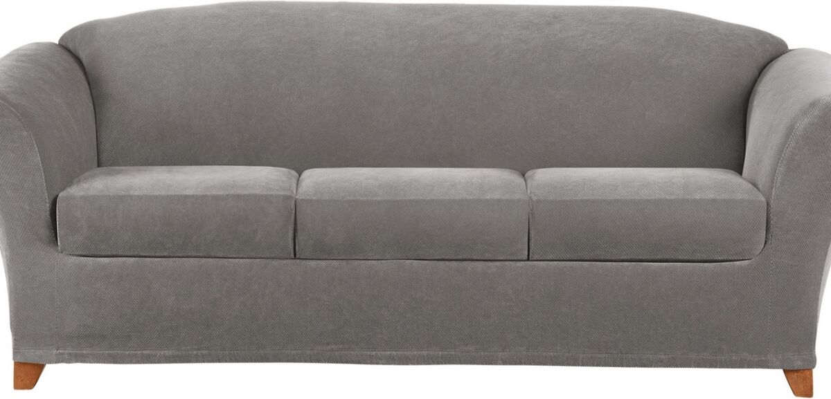 Sure Fit Stretch Pique 4-Pc Sofa Slipcover Set, 96