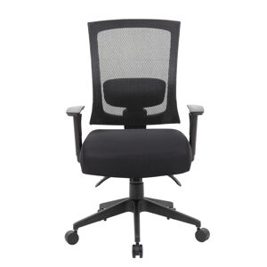 Boss Office Products Mesh Back 3-Paddle Task Chair - Black