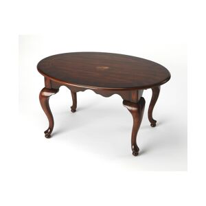 Butler Grace Oval Coffee Table - Dark Brown
