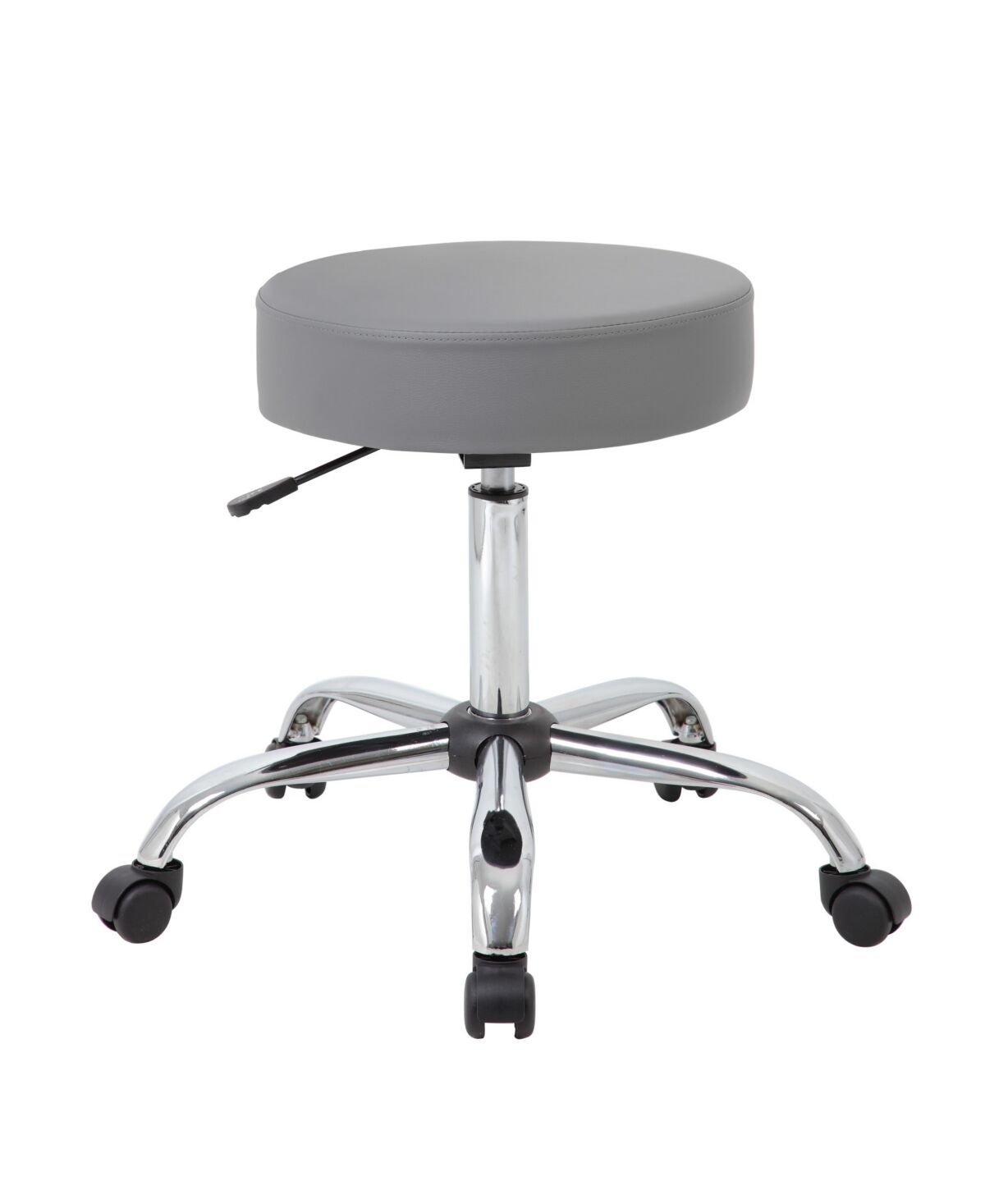 Boss Office Products Antimicrobial Upholstered Medical Stool - Gray